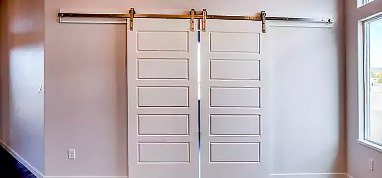 Glass Barn Door with Installation Hardware Kit Hilton Head Island